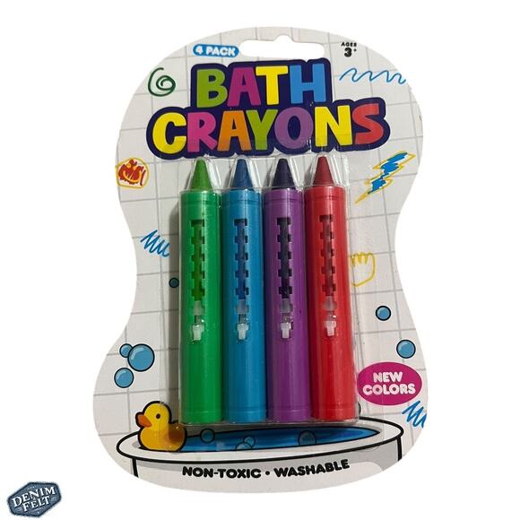 Big Time Kid Bath Tub Crayons Non Toxic Magic Crayons| Set of 3 Packs/12 Crayons - Picture 4 of 9